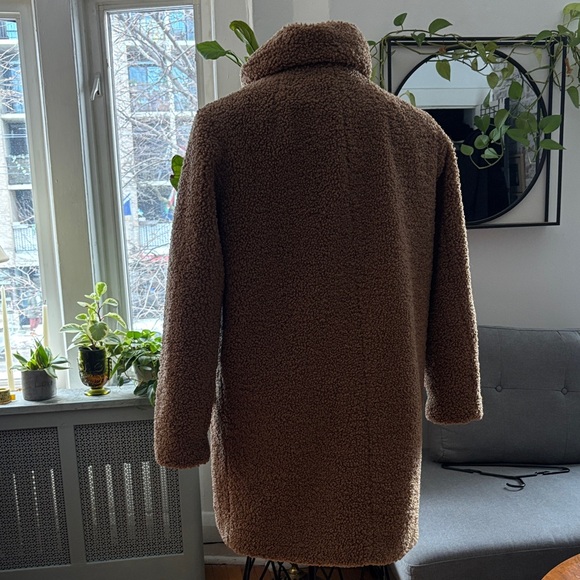 Zara Women's Brown Teddy Jacket - Picture 4 of 8